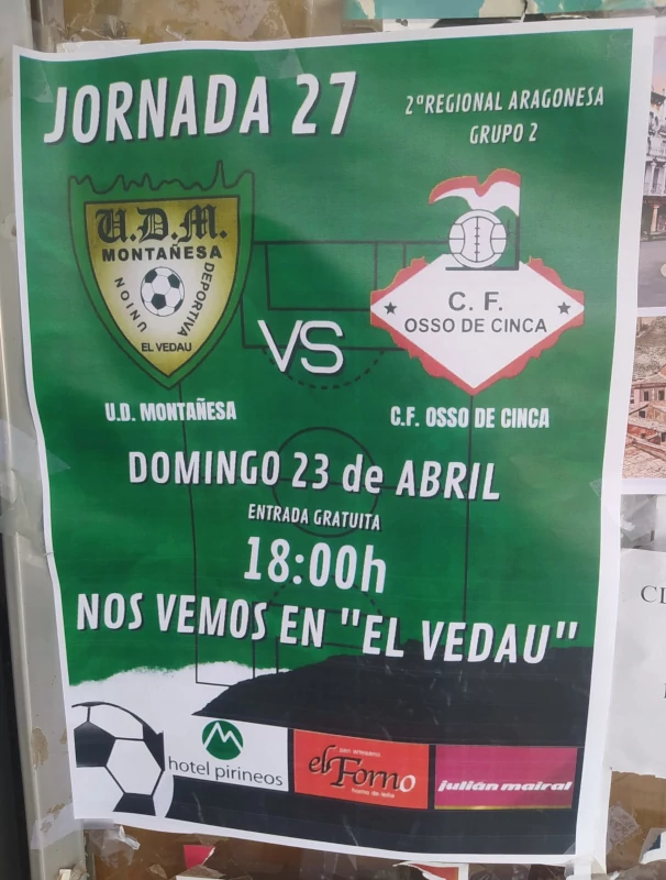 UD Montañesa vs. Osso de Cinca CF | enBenas.com